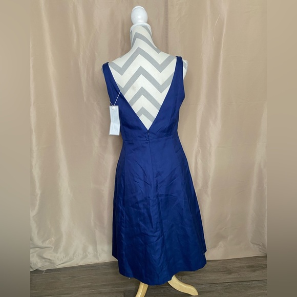 New J. Crew Size 10 Blue Cocktail Dress - Picture 4 of 10